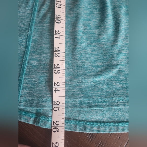 Sm Teal North Face Quarter Zip With Thumb Loopholes - Picture 7 of 8